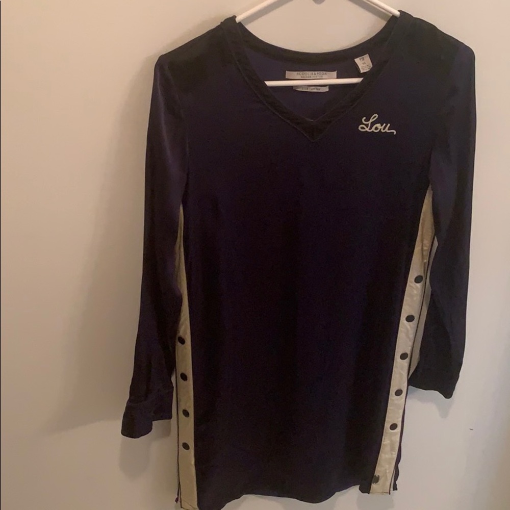 Navy blue dress